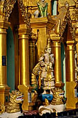 Yangon Myanmar. Shwedagon Pagoda (the Golden Stupa).  